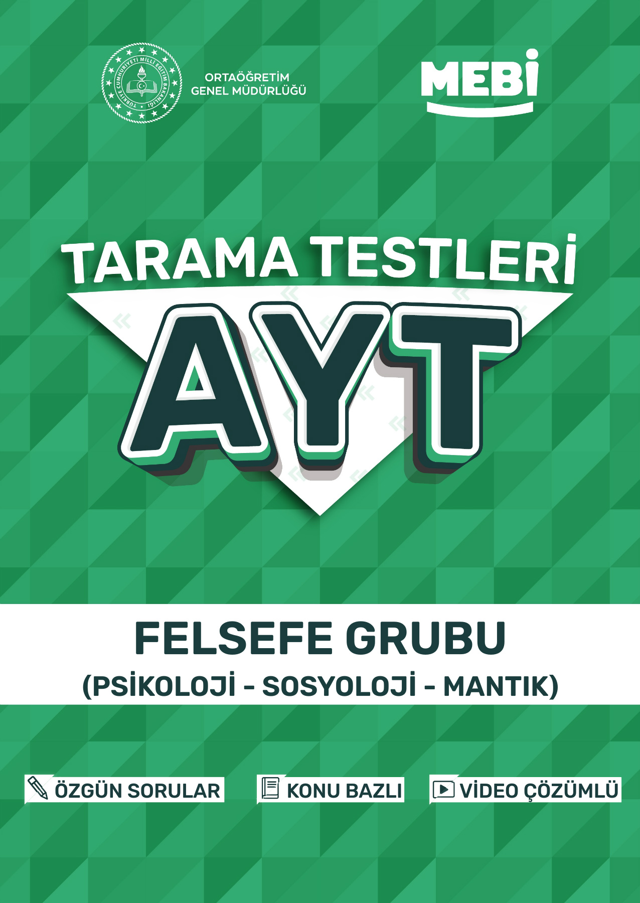 AYT Felsefe Tarama Testi (Siyah-Beyaz)